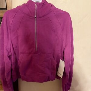 Lululemon Athletica Purple Half-Zip Hoodie